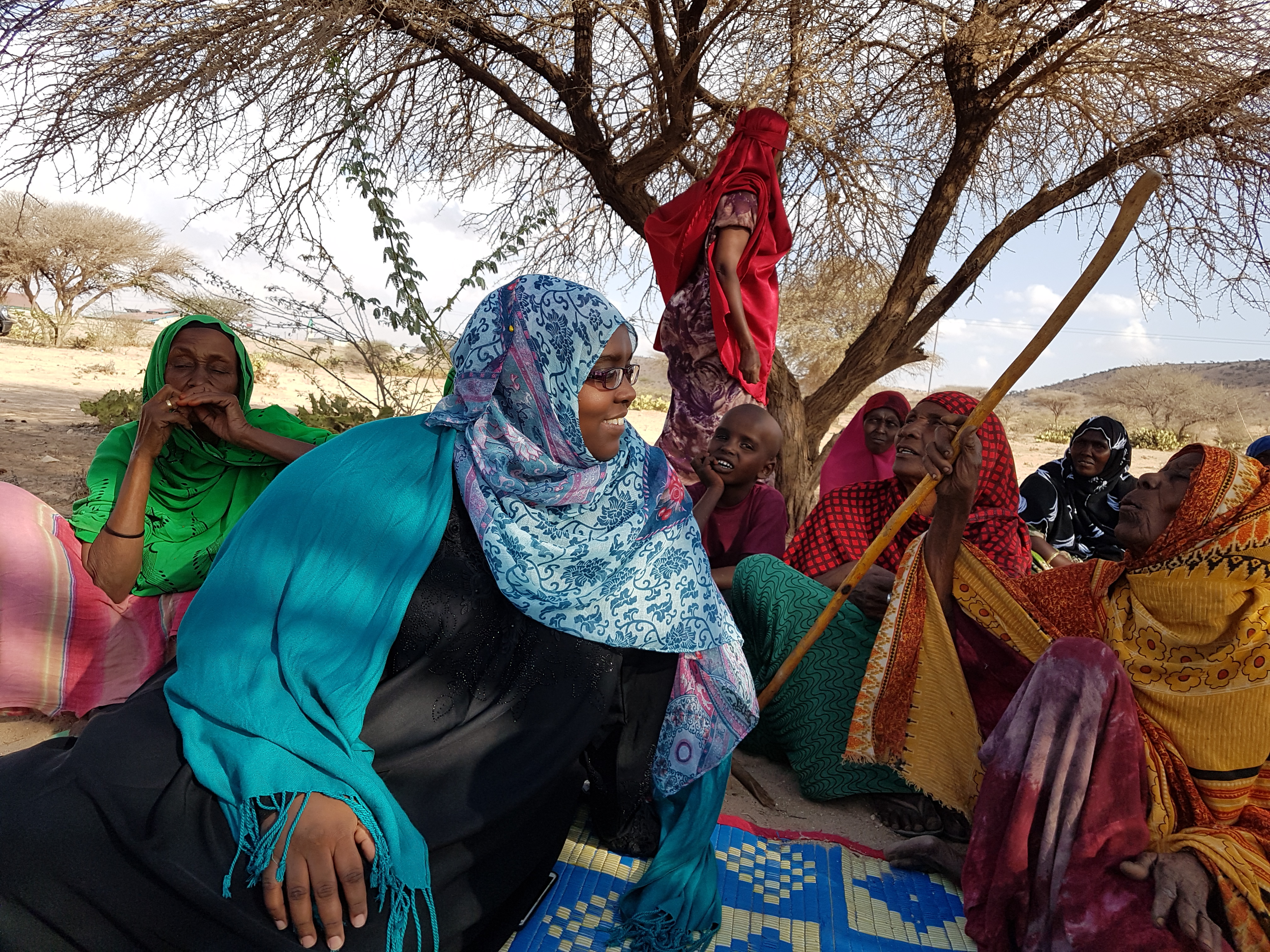 Amal during her outreach work to end FGM in Somaliland