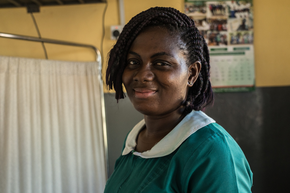 Sophia Abrafi, Midwife at the Mim Health Centre, 40