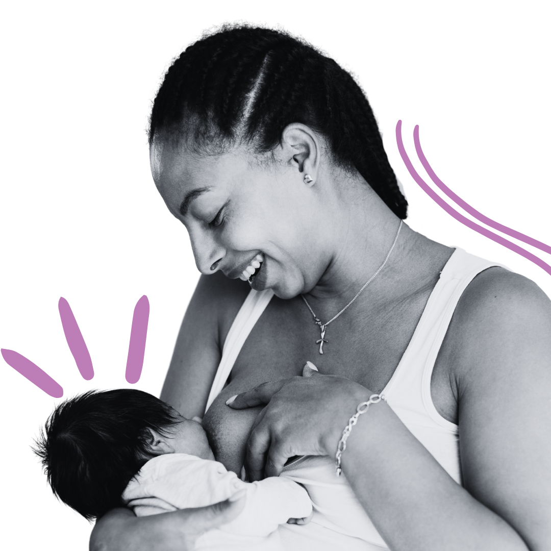 woman breastfeeding