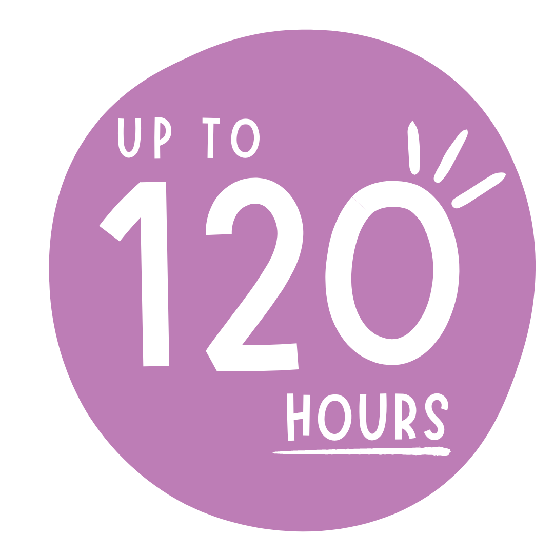 up to 120h