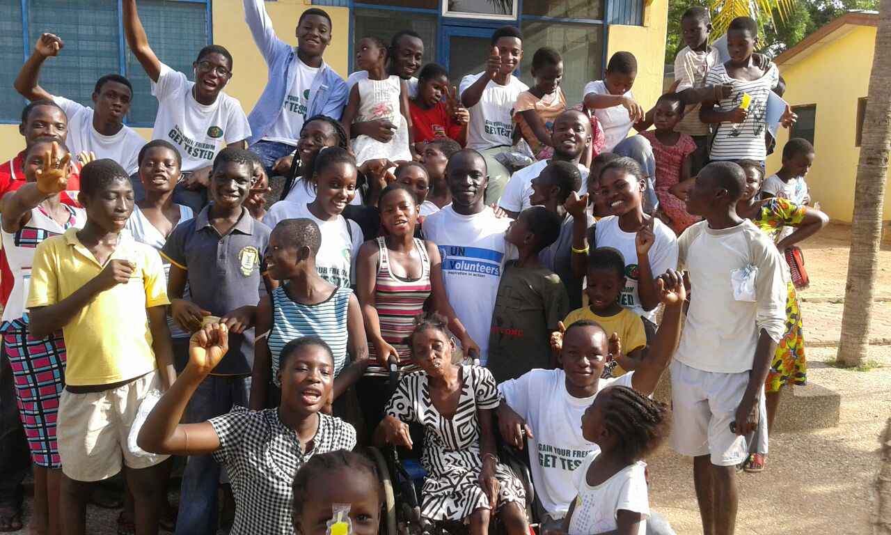 IPPF youth volunteers in Ghana