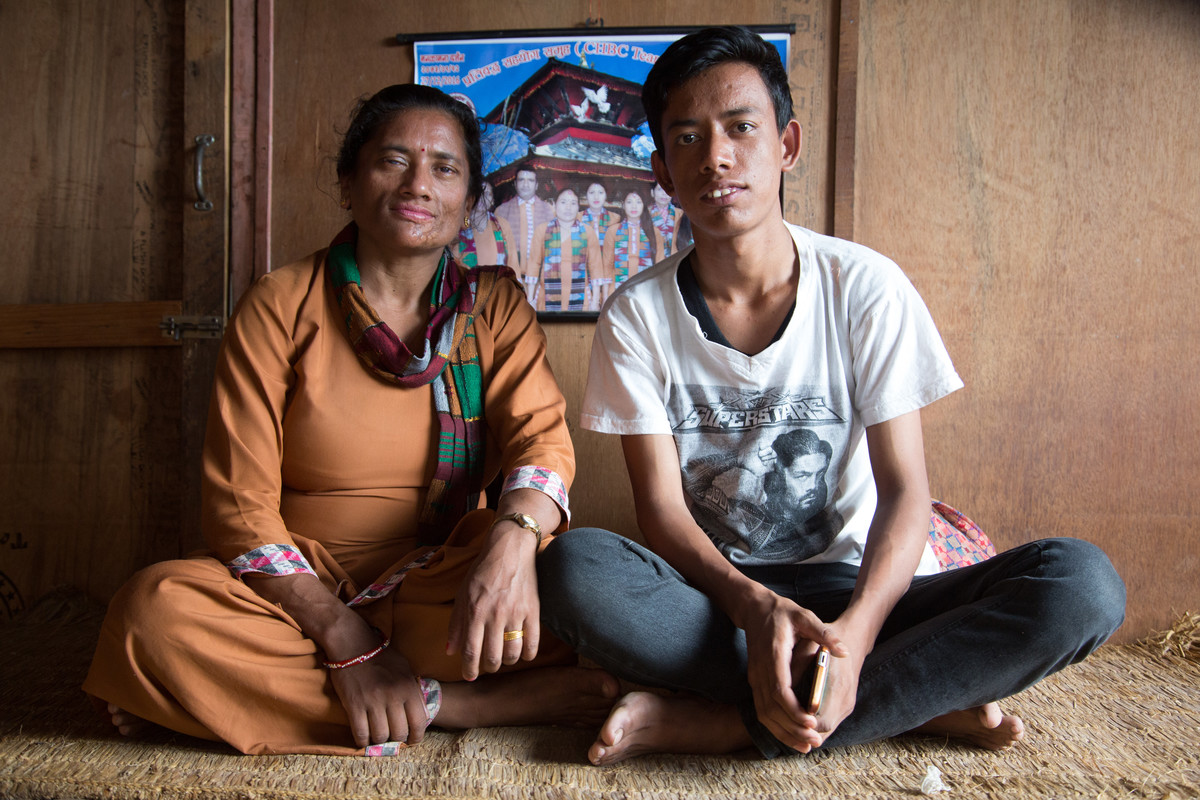 Milan Khadka and Lakshmi