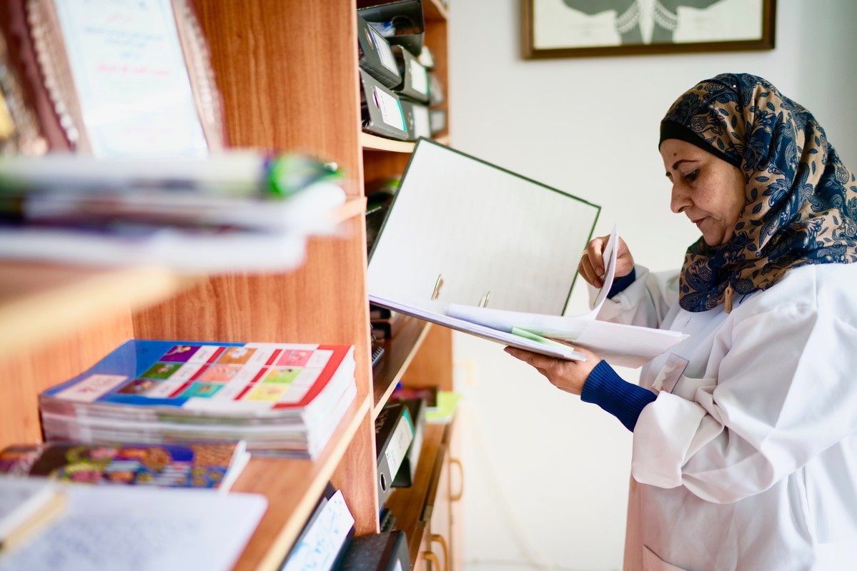 Fatima at PFPFA in Hebron