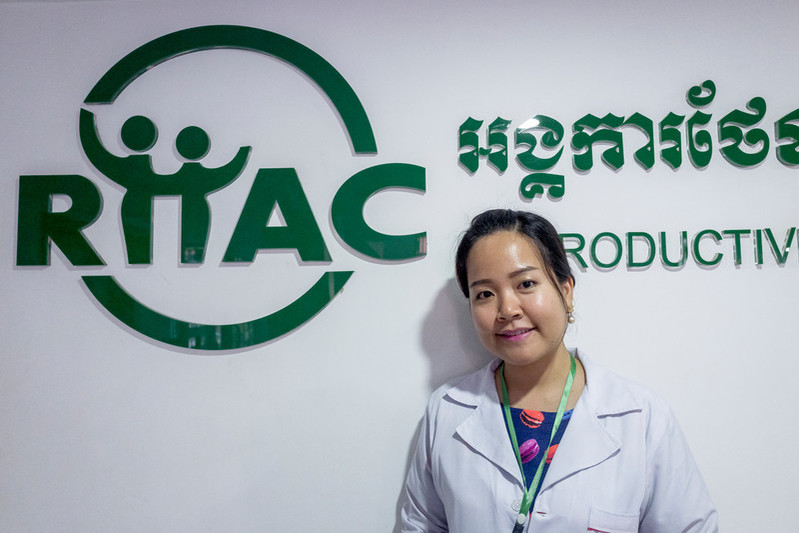 Clinic Supervisor Dr. Roeun Neardey has been working at RHAC for five years. For her, family planning is an essential part of her passion for her job. 