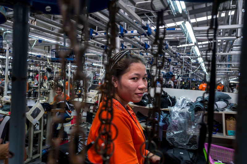 28 year old Ry Sineang works in the trousers production line ward at the Dewhirst Garment Factory on the outskirts of Phnom Penh. Sineang originally attended the RHAC clinic after suffering from a Reproductive Tract Infection (RTI). Since then, she has been seeking fertility treatment; after two years of trying to conceive. Following a month of treatment, she finally became pregnant. She is happy to recommend RHAC services to friends and colleagues. 