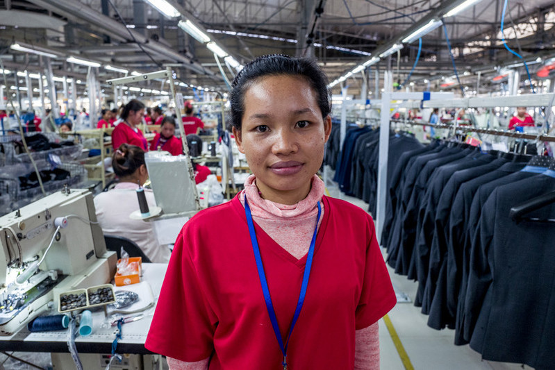 Savoeurt, 27, works in the jackets and waistcoats production line at the Dewhirst Garment Factory. Savoeurt has been receiving treatment from RHAC since July. She had been having problems since giving birth three years ago, but she feels that since receiving treatment from RHAC, her health has improved significantly. 